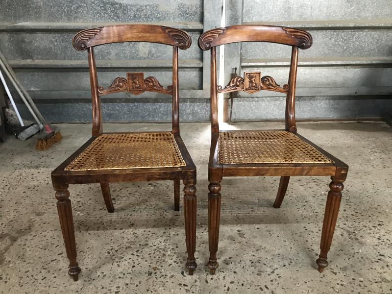 Pair of Regency chairs