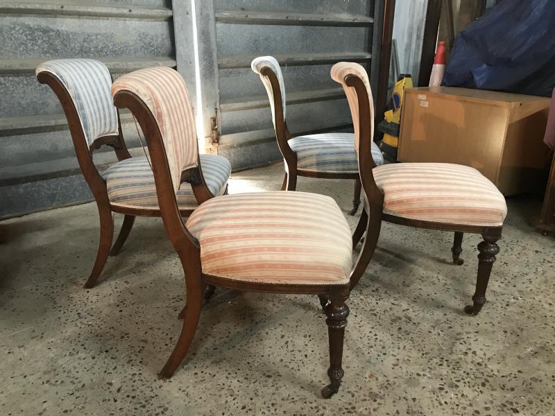 Beautiful set of 4 Victorian dining chairs