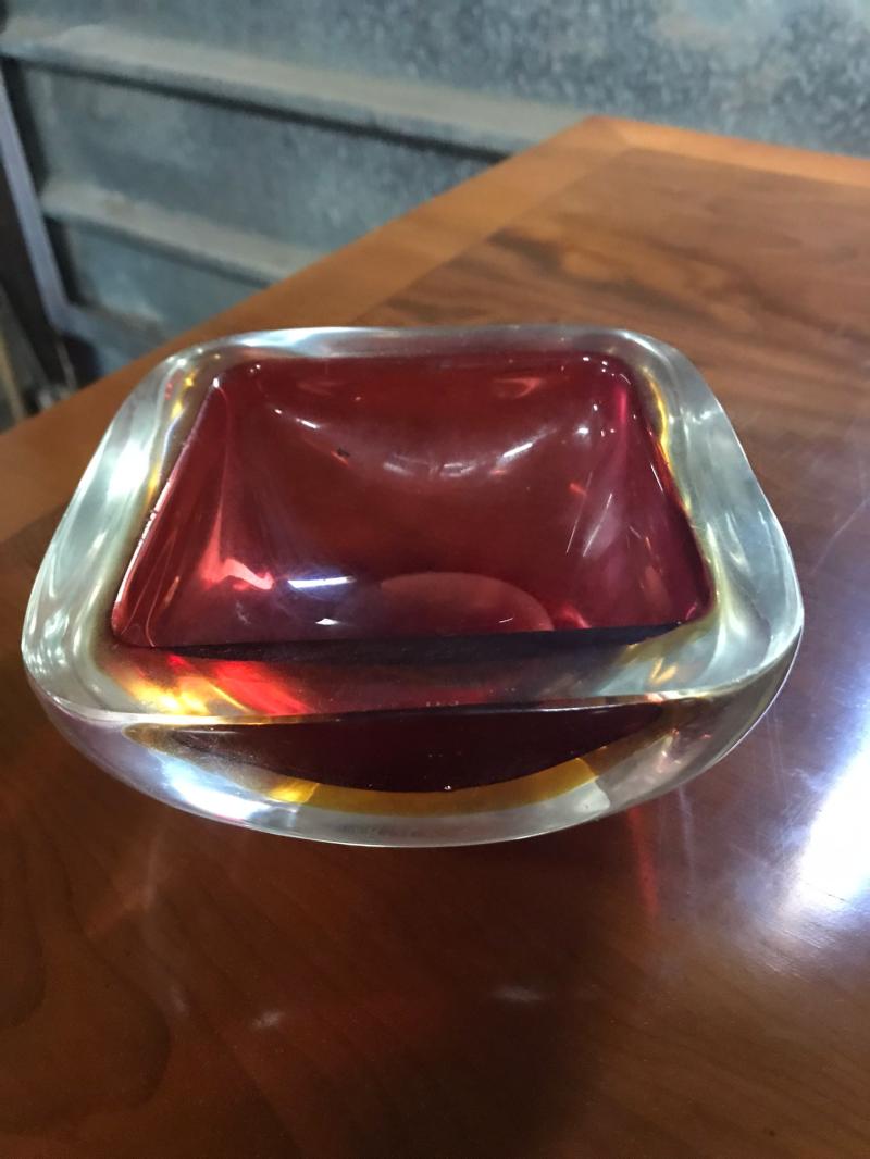 Mid century Murano glass bowl / ashtray