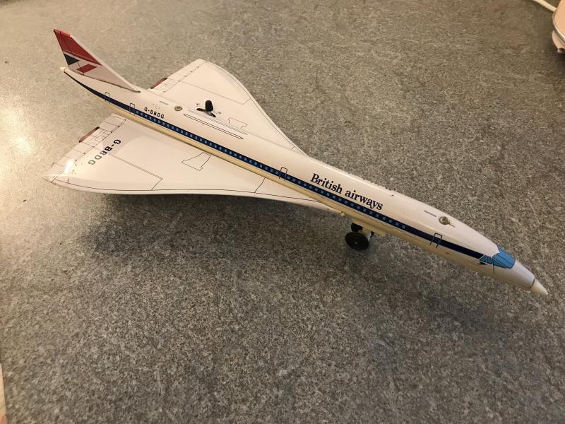 1970 Daiya British Airways concord battery operated Japan