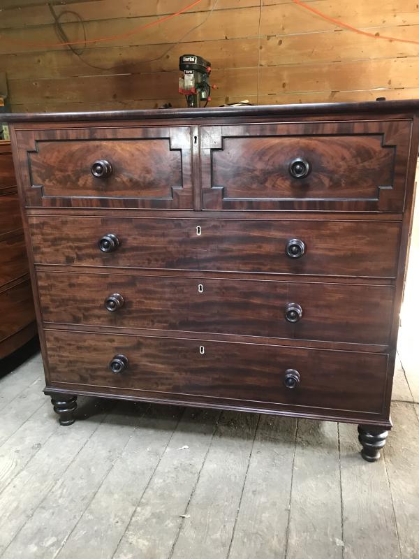 Victorian large Mahogany secretaire