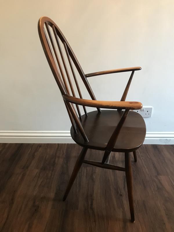 1960’s Ercol Quaker carver dining chair .