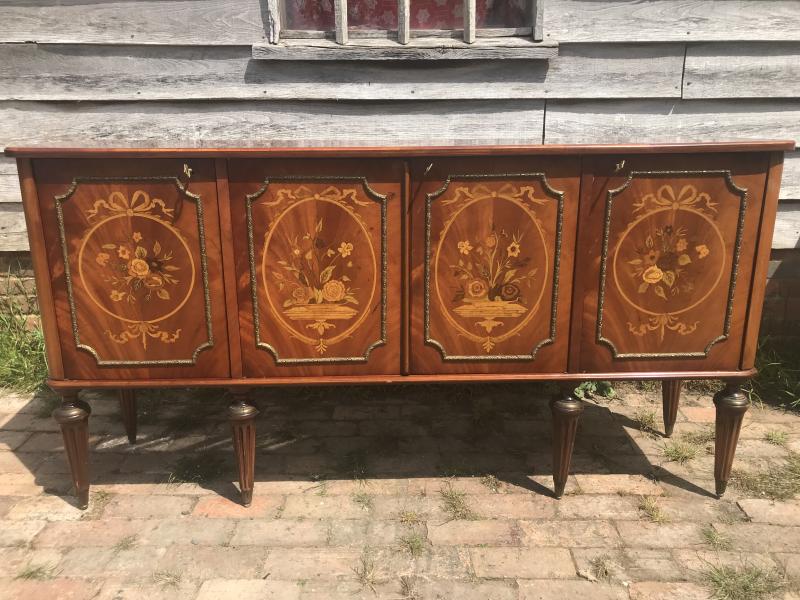 Vintage Italian Marquetry sideboard.