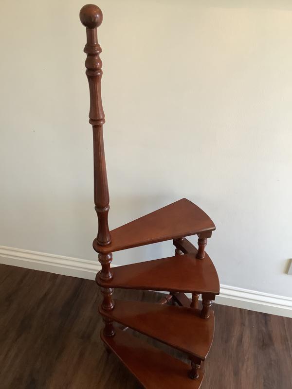 Vintage library steps