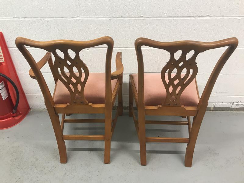 Set of 6 Georgian style chairs